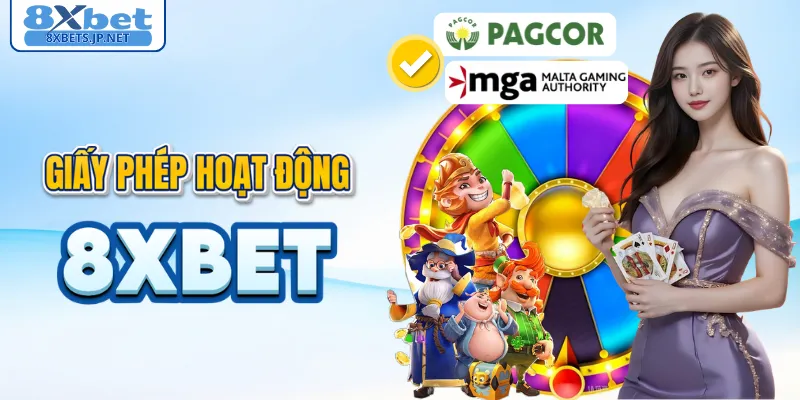 8XBET luôn công khai giấy phép